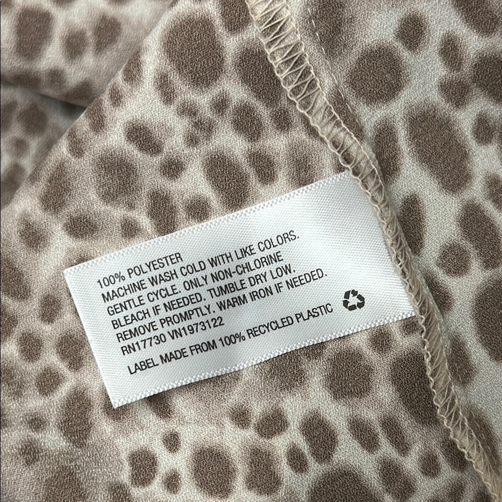 A NEW DAY Womens Animal Leopard Print Dress XXL Cover Up BRATZ Casual Everyday - Picture 7 of 10
